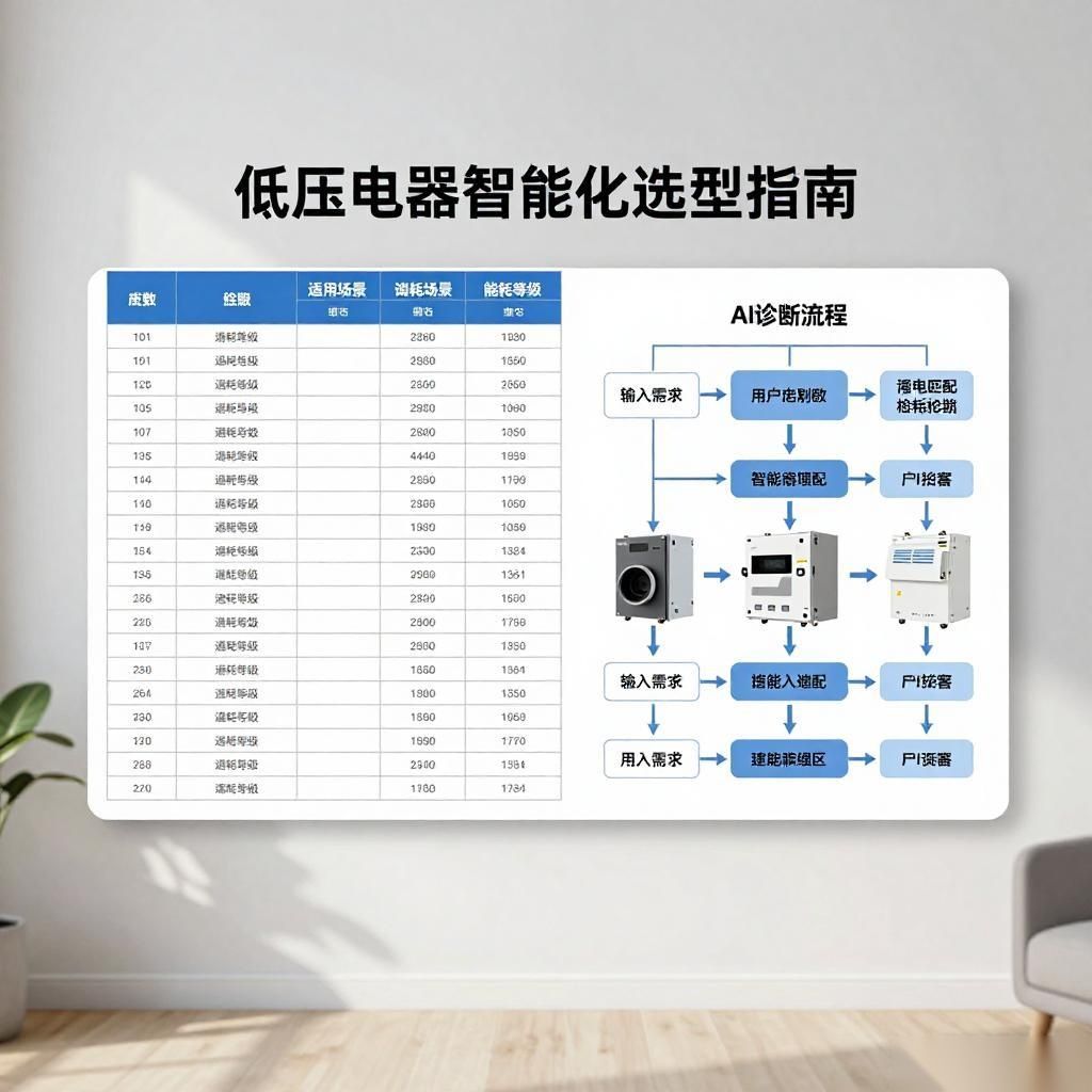 低压电器智能化选型指南:参数对比与AI诊断技术要点|实用指南