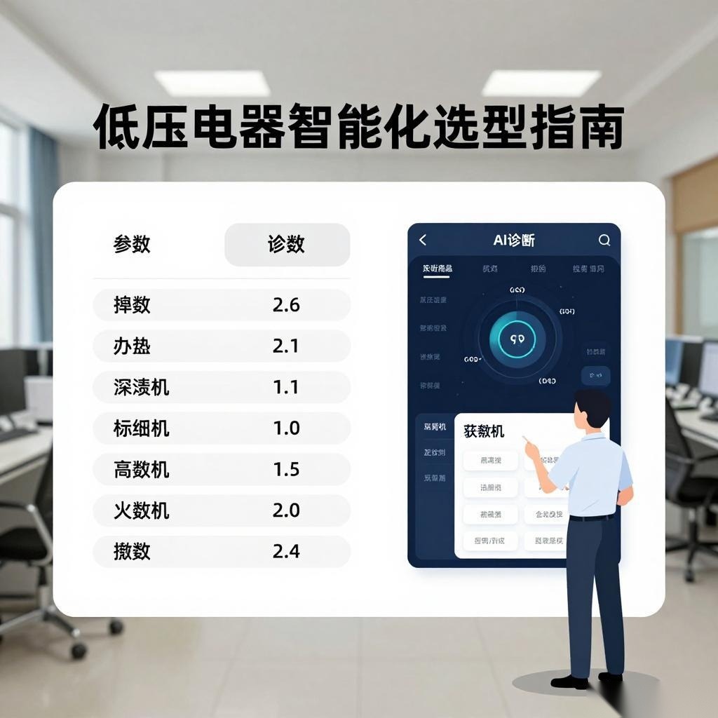 低压电器智能化选型指南:参数对比与AI诊断技术要点|实用指南