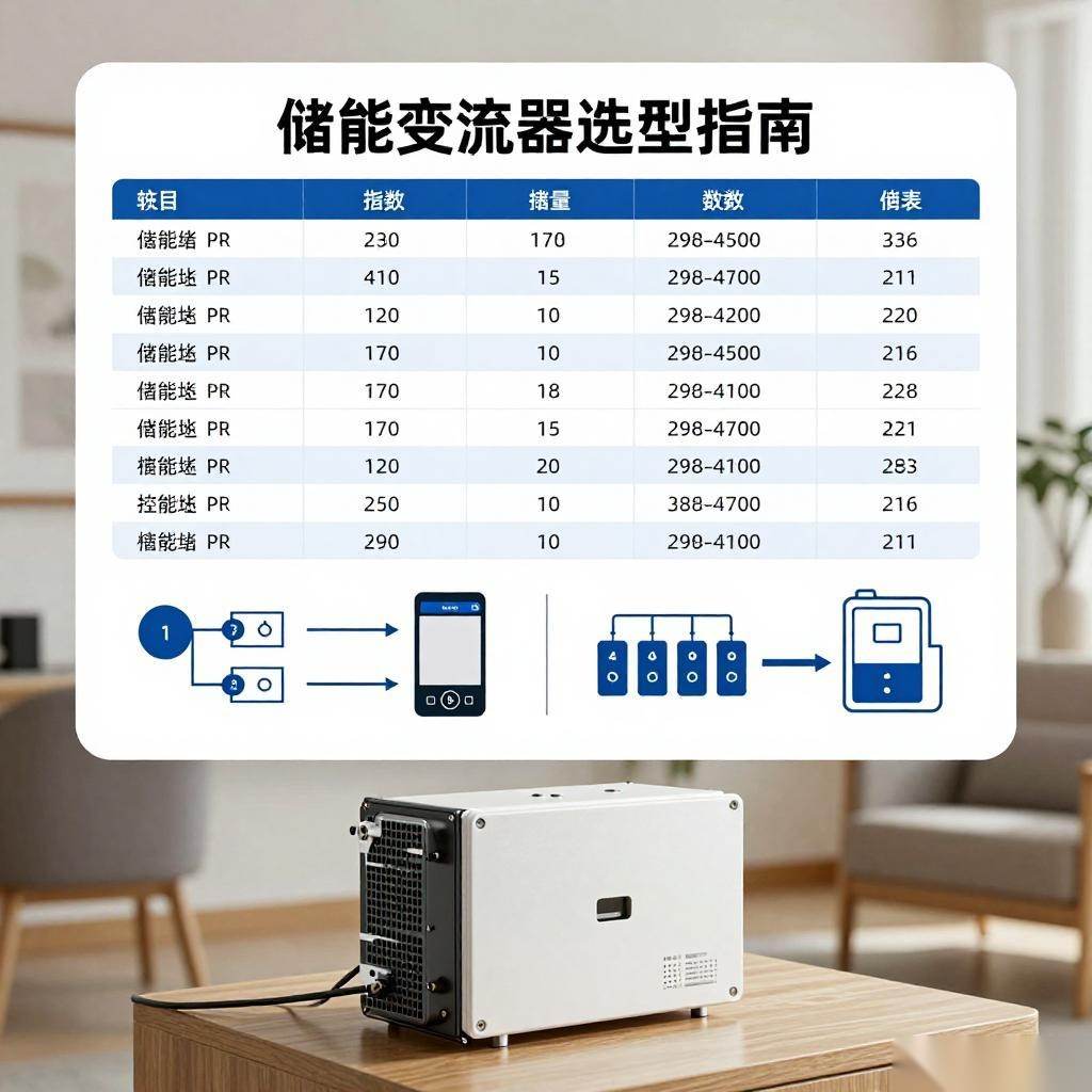 储能变流器选型指南：参数对比与控制策略优化全攻略