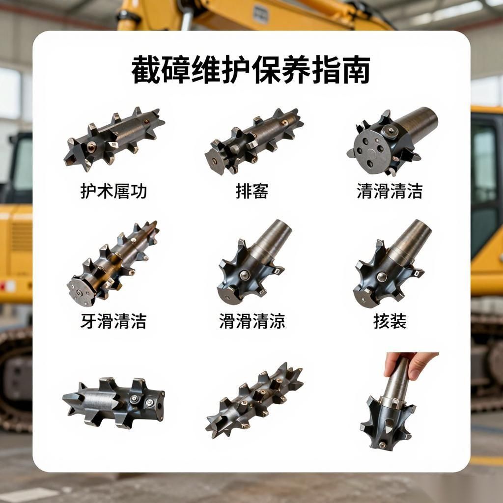 掘进机截齿故障排查与维护保养指南：遵循T/CMEEEA标准全攻略