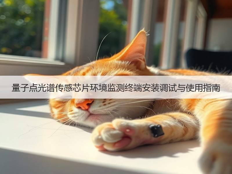 量子点光谱传感芯片环境监测终端安装调试与使用指南