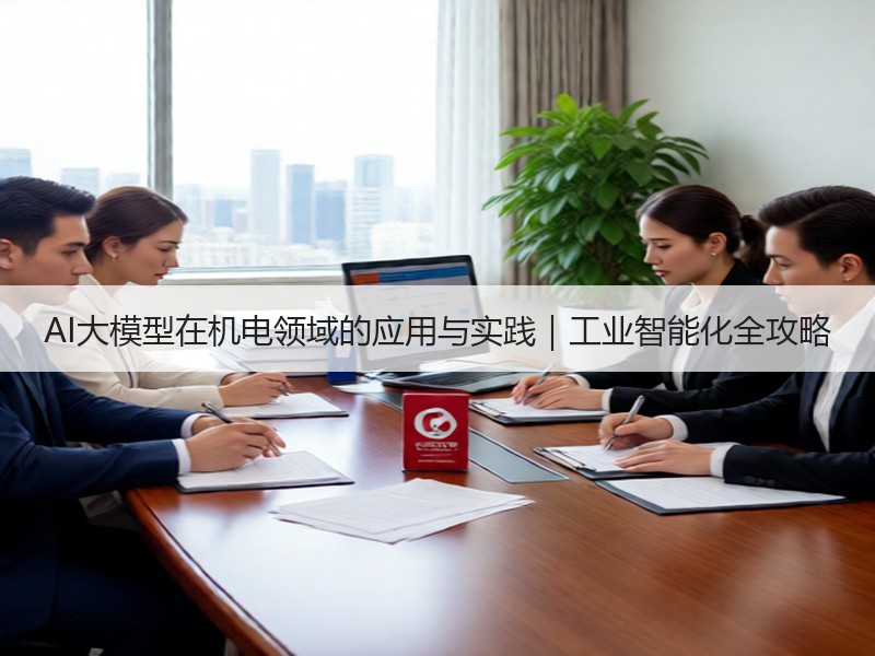 AI大模型在机电领域的应用与实践｜工业智能化全攻略