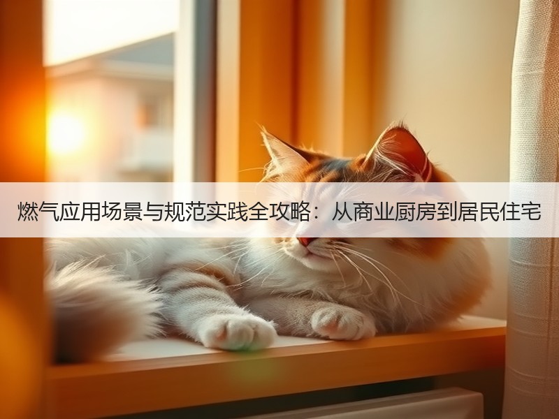 燃气应用场景与规范实践全攻略：从商业厨房到居民住宅