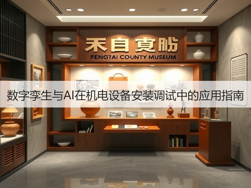 数字孪生与AI在机电设备安装调试中的应用指南