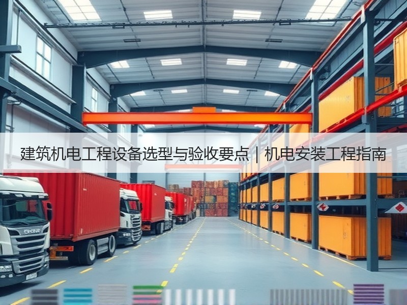建筑机电工程设备选型与验收要点｜机电安装工程指南