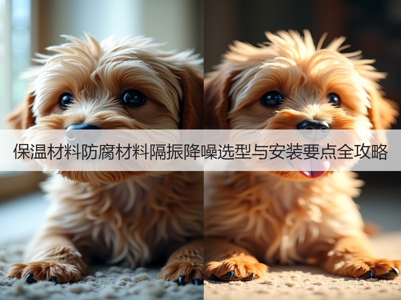 保温材料防腐材料隔振降噪选型与安装要点全攻略