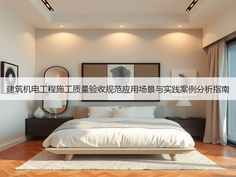 建筑机电工程施工质量验收规范应用场景与实践案例分析指南