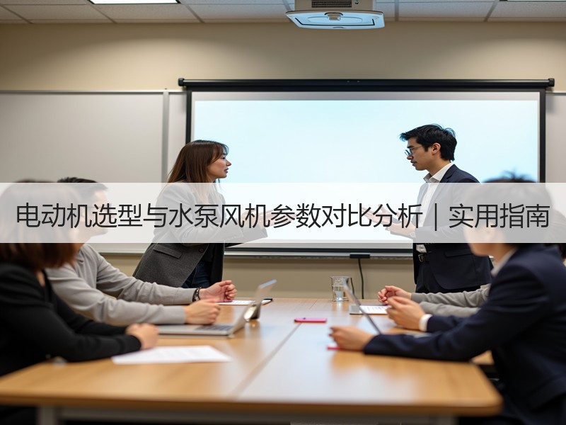 电动机选型与水泵风机参数对比分析｜实用指南