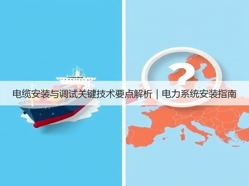 电缆安装与调试关键技术要点解析｜电力系统安装指南