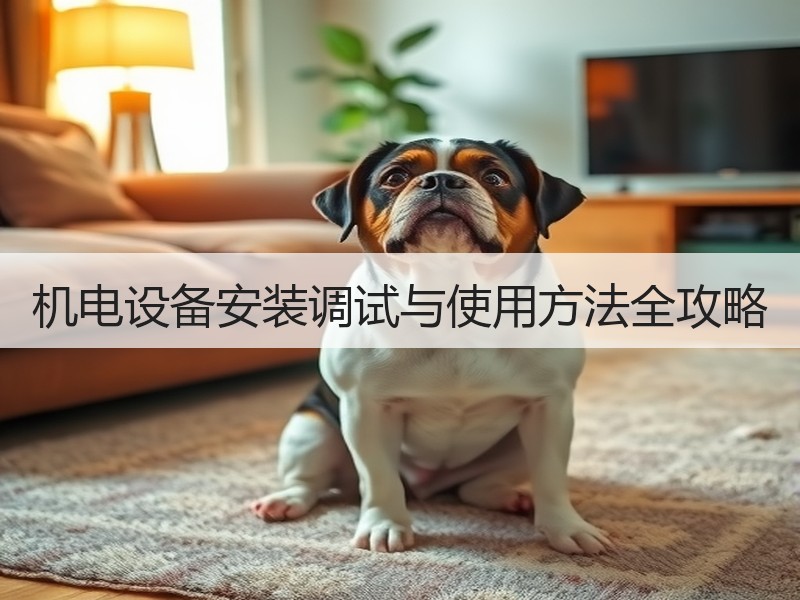 机电设备安装调试与使用方法全攻略
