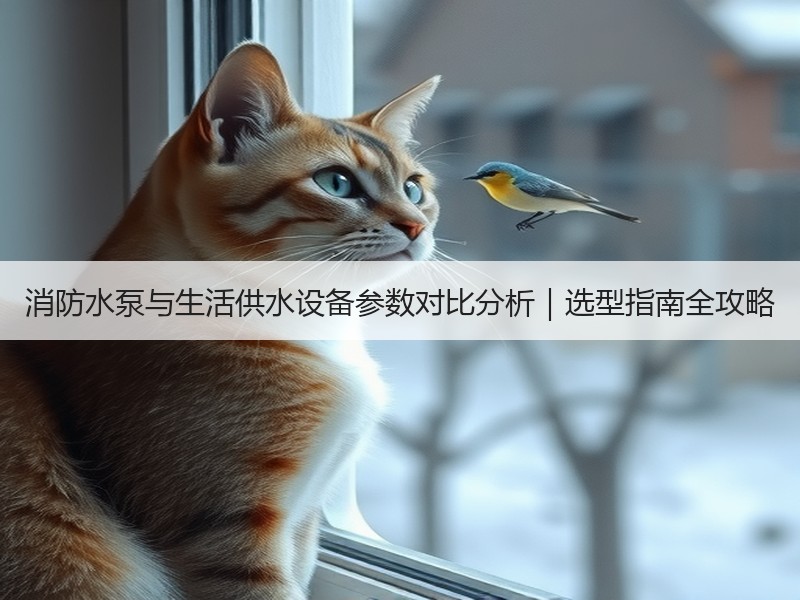 消防水泵与生活供水设备参数对比分析｜选型指南全攻略