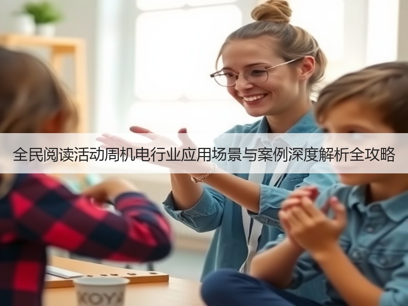 全民阅读活动周机电行业应用场景与案例深度解析全攻略